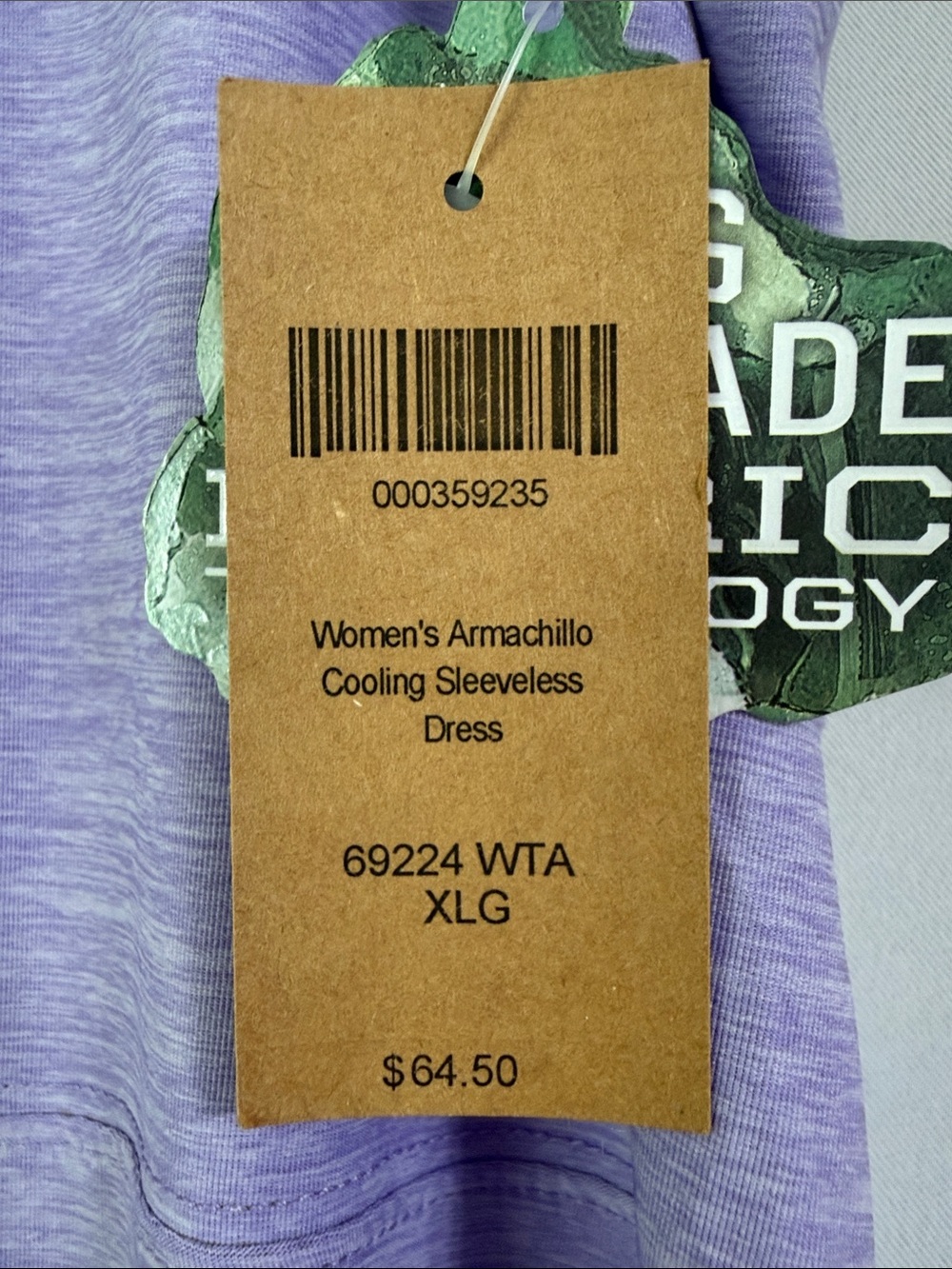 Duluth Trading Co Lavender Sleeveless Midi Dress - Picture 2 of 3